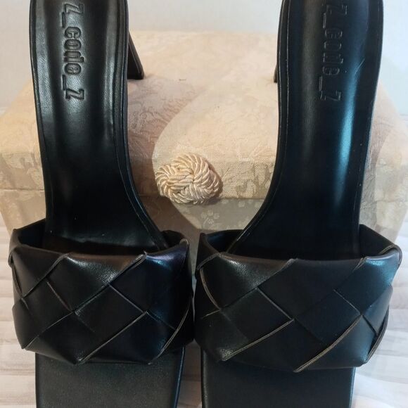 Asos Z_code_Z Exclusive Raw Vegan Woven Mule sz 8 - Picture 4 of 7